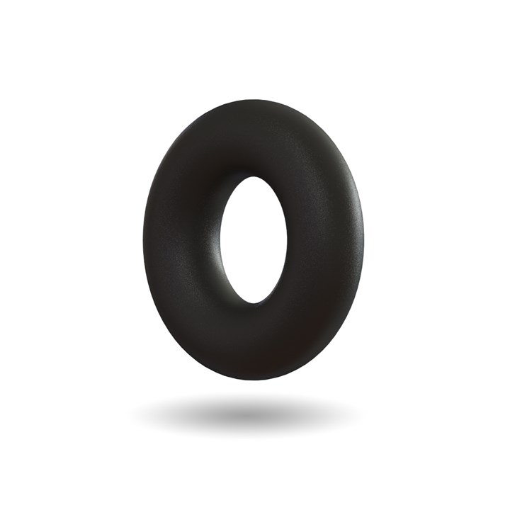 Black Colour O-ring - ID - 2.90mm x CS - 1.78mm - EPDM 70 FDA/USP