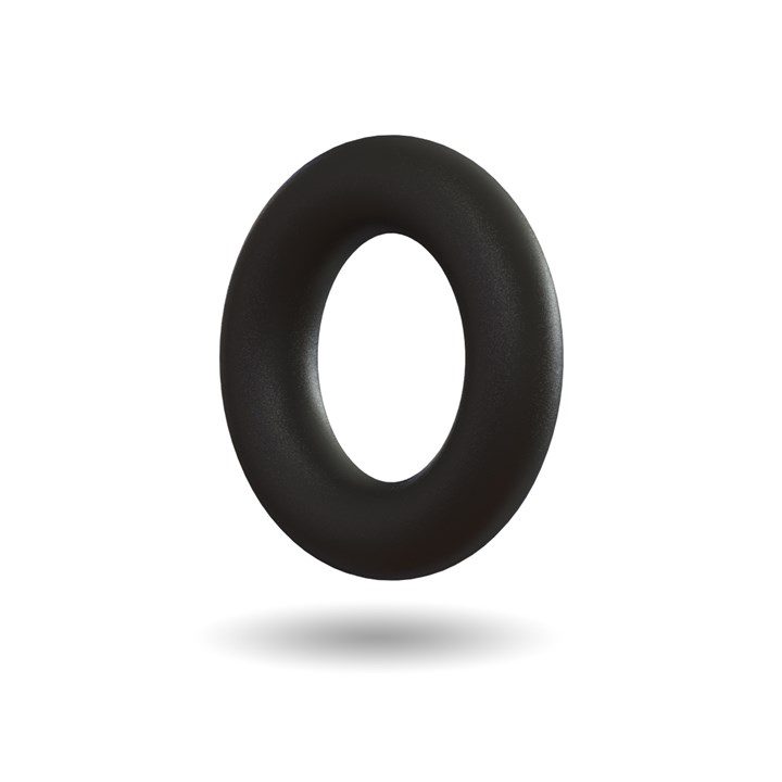 Black Colour O-ring - ID - 4.47mm x CS - 1.78mm - Nitrile 70 Shore A. FDA