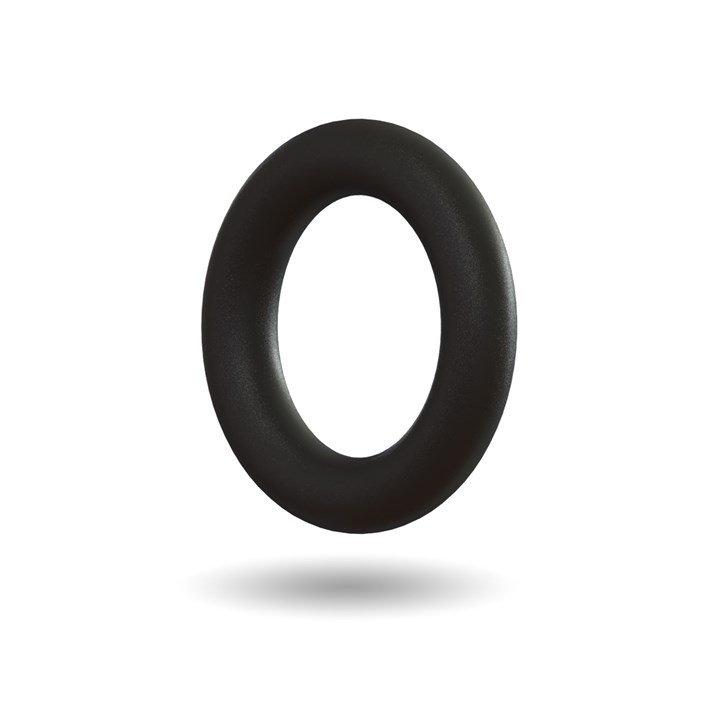 Black Colour O-ring - ID - 6.07mm x CS - 1.78mm - Nitrile 70 Shore A. FDA