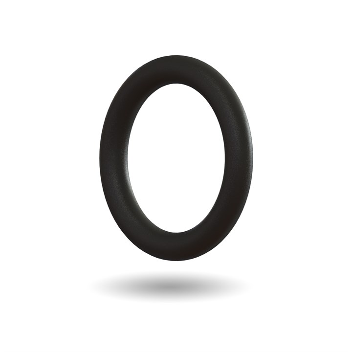 Black Colour O-ring - ID - 9.25mm x CS - 1.78mm - Nitrile 70 Shore A. FDA